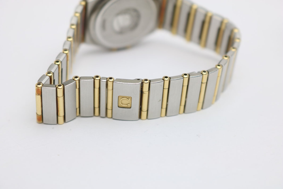 Omega Constellation Armbanduhr Damen Quartz - aus Stahl/Gold