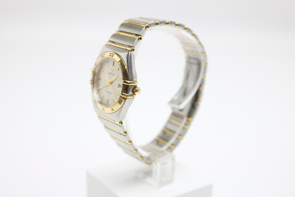 Omega Constellation Armbanduhr Damen Quartz - aus Stahl/Gold