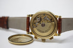 Vintage IWC Amalfi Chronograph 3703 Automatik ETA 7750 18k Gold 1990 Herrenuhr