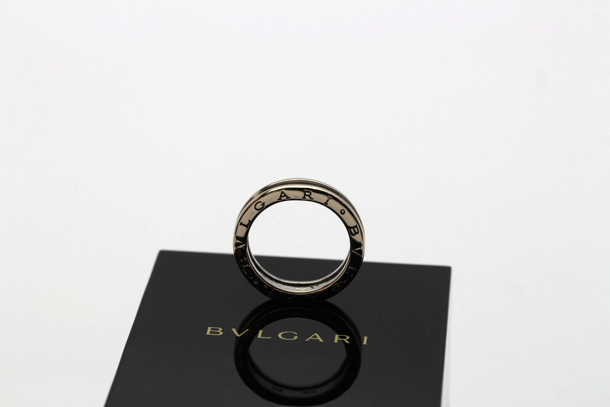 Bvlgari B. Zero 1 Ring 18k Weißgold Gr. 58 ca. 7,1g Box & Papiere