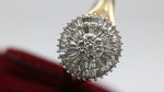Eleganter Damenring aus 585 Gelbgold mit 67 Diamanten – Ringgröße 53