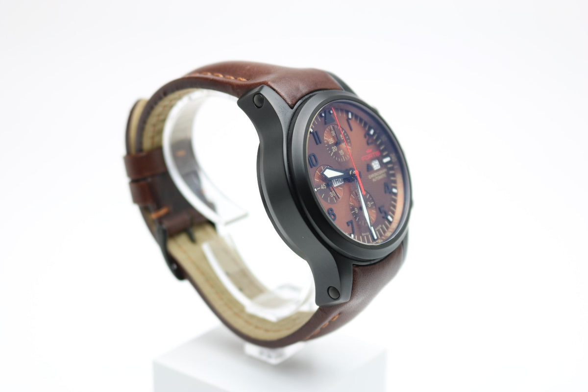 Fortis Chronograph Automatik B-42 Armbanduhr Herren - Ref. 656.18.141