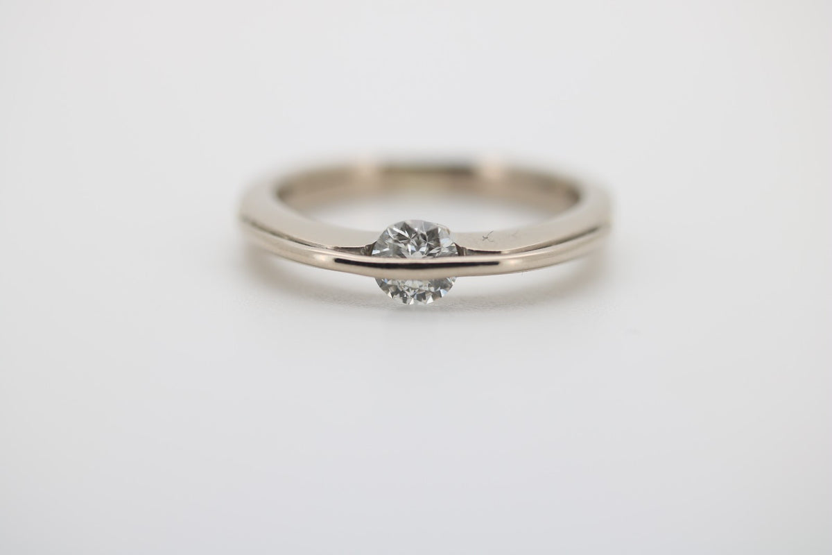 Liberté Ring 750er Gold und 800 Platin Brillanten 0,58 ct – Ringgröße 58