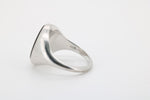 Leo Wittwer Onyx Ring, aus 750 Weißgold – Ringgröße 61
