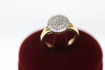 Eleganter Damenring aus 585 Gelbgold mit 67 Diamanten – Ringgröße 53